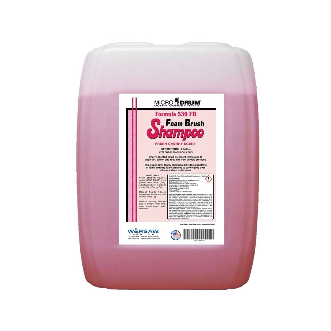 Formula 530 FB Foam Brush Shampoo — Warsaw Chemical