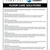Spotlight Floor Care Solutions