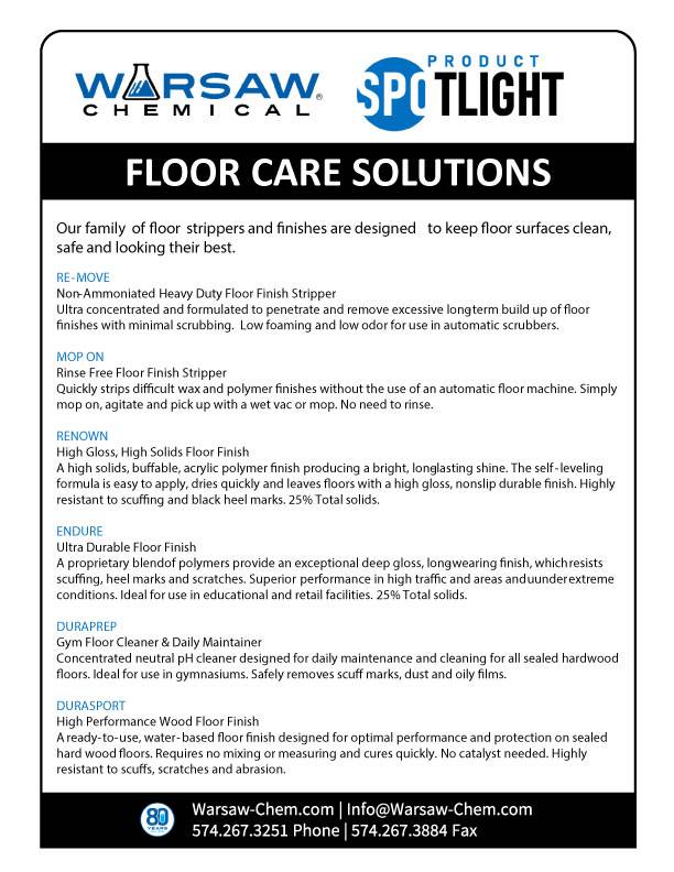 Spotlight Floor Care Solutions