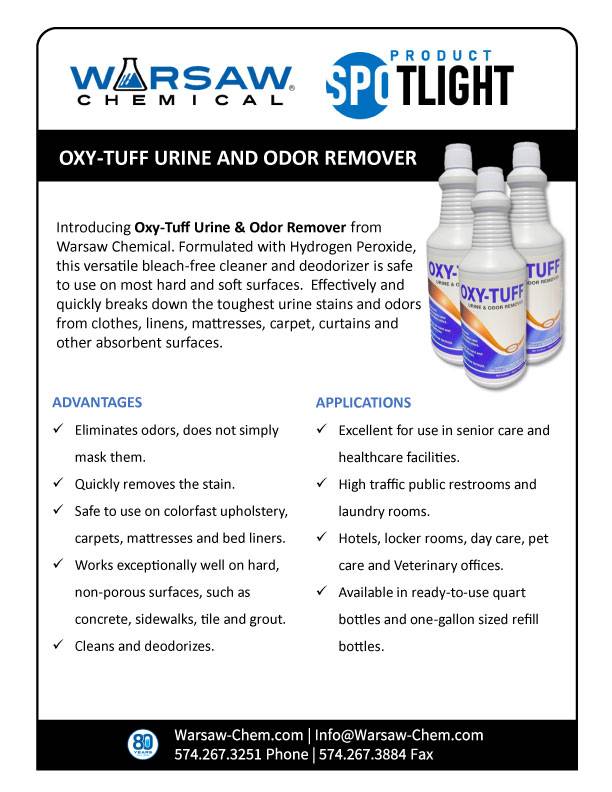 Oxy-Tuff Urine & Odor Remover