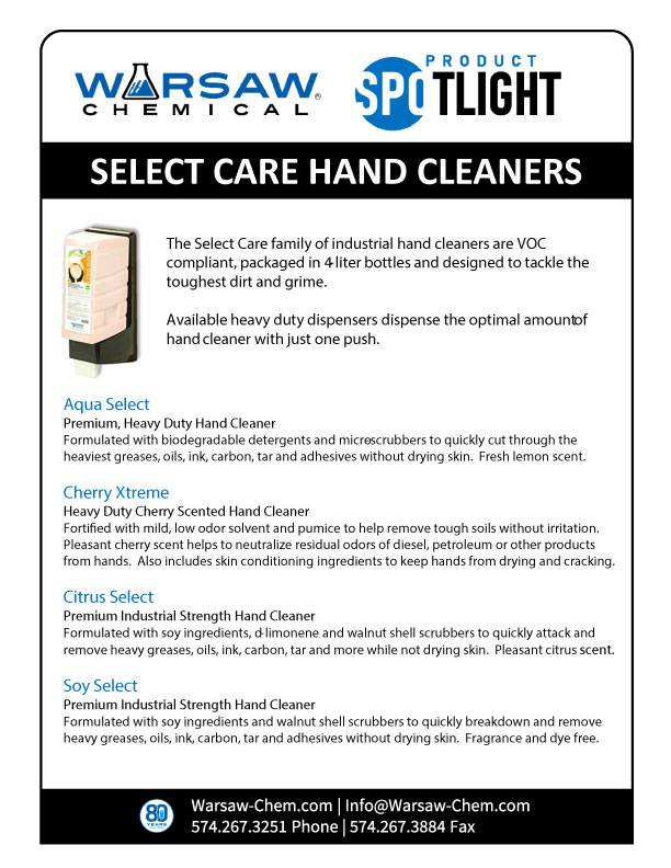 Selected care hand